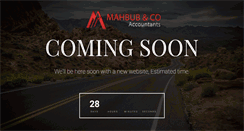 Desktop Screenshot of mahbubandcoaccountants.co.uk